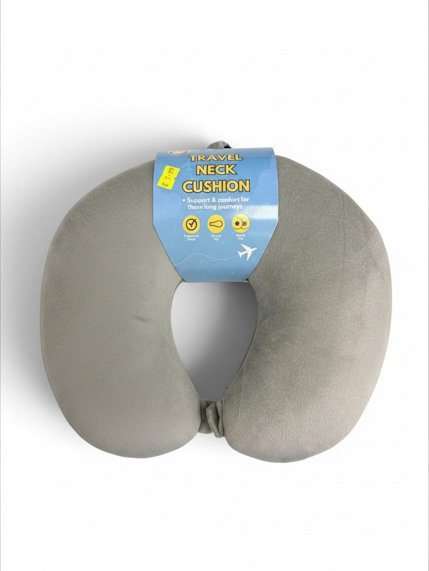Memory Foam Travel Neck Pillow Ergonomic Cushion Support Head Rest Flight Car Soft